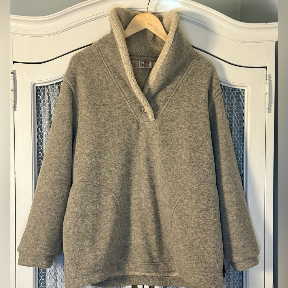 Vintage 90’s Cozy Woolrich Shawl Collar Pullover Fleece Jacket